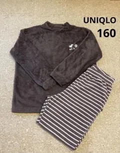 ユニクロ　フリース　パジャマ　160cm スヌーピー