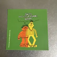 SESAME STREET MARKETステッカー バートとアーニー