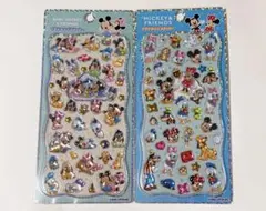 ディズニー プチドロップステッカー 2点セット