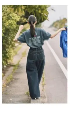 Spick&Span✖️井桁弘恵　ダークデニムワイドパンツ　サイズ38