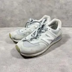 ニューバランス WL574OAA ライトグレー スニーカー 23.5cm