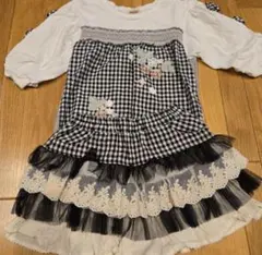 Souris スーリー トップス スカート パンツ セットアップ 110cm