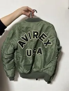 AVIREX MA-1ジャケット オリーブグリーン