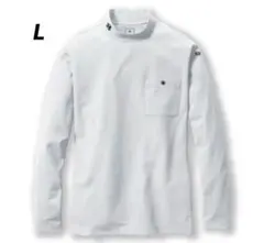 バートル 655 モックネックロングTシャツ ホワイト Lのサムネイル