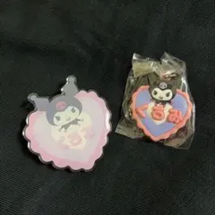 サンリオ　メルヘン工房　おなまえホルダー　クロミ　ガチャ　バッジセットのサムネイル
