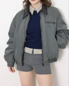 REVERSIBLE BOMBER リバーシブル ボンバージャケット 冬服 春服のサムネイル