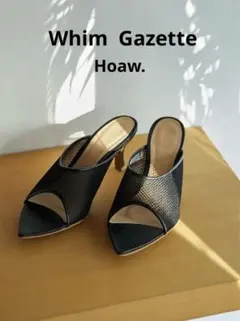 Whim Gazette 【Hoaw. 】メッシュポインテッドミュール