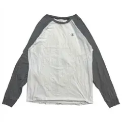 90s-00s チャンピオン ラグラン ロング Tシャツ 長袖 メンズ L