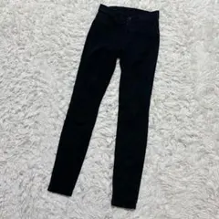 【c7218】UNIQLO デニム　ジーンズ　ブラック　スキニー