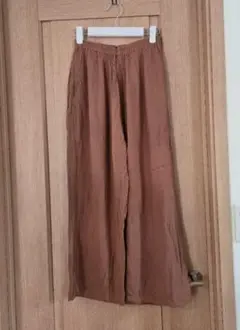 pokipcee シルクパンツ　イエロー pokipcee シルクパンツ イエロー