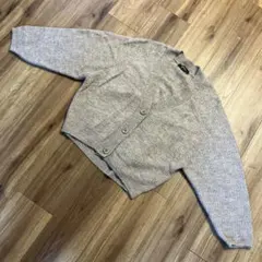 ナノユニバース　ニットカーディガン 長袖 Vネック