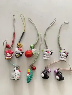 ご当地キティ　根付け　9個セット