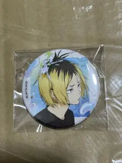 ハイキュー　孤爪研磨　水遊び　缶バッジ