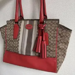美品】COACH コーチマザーズバッグ花柄 フラワー トートバッグ2way