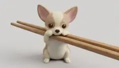 犬モチーフの箸置き