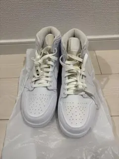 Air Jordan 1 ホワイト ハイカットスニーカー