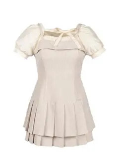 Aiden pleats mini dress - メルカリ