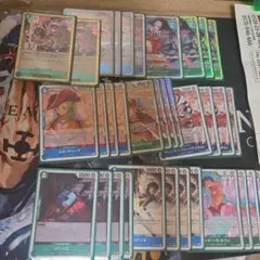 ONE PIECEカードゲーム 青緑ルフィーデッキパーつのサムネイル