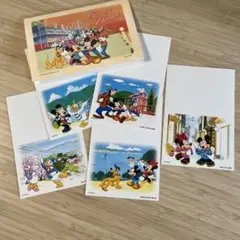 ディズニーキャラクターポストカードセット郵便局　絵葉書
