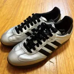 adidas SAMBA スニーカー シルバー ブラック26.5