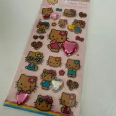 1点のみ【正規品】日焼けキティ キラキララインストーンシールセット