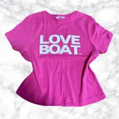ラブボート LOVEBOAT Tシャツ チビT ピンク 平成 ギャルのサムネイル