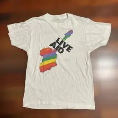 80s USA製 LIVE AID ライブエイド Tシャツ キムタク - メルカリ