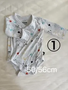 ムーミンロンパース3点セット／ベビー服／ロンパース／帽子