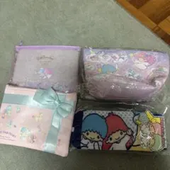 サンリオ キキララ☆リトルツインスターズ 靴下とポーチセット