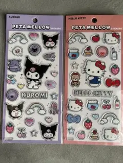 ペタメロウシール　ハローキティ クロミ　2枚セット