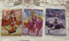 プリキュアウエハース9 ひろがるスカイ　　プリキュア　3枚セット
