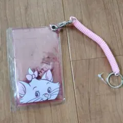 新品　ディズニー　おしゃれキャット　マリーちゃん　パスケース　定期入れ