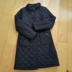 LAVENHAM ネイビー キルティングコート 38