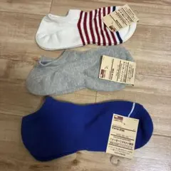 MUJI スニーカーインソックス 3足セット