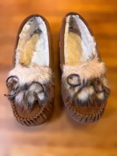 EMU スエード ファー モカシン 27cm