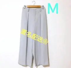 【美品】UNIQLO　ユニクロ　ドレープワイドアンクルパンツ　ワイドパンツ　Ｍ