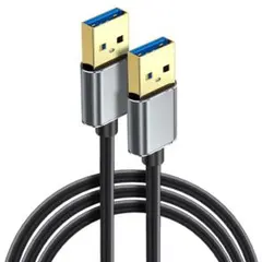 USB 3.0 Type-A to Type-A ケーブル 2メートル