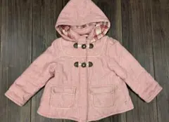 キムラタン　120cm 可愛いコート　裏地チェック