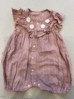 ベビー ロンパース 60cm ピンクのサムネイル