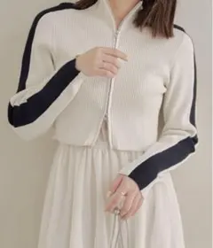 【Chico】チコ チュールキャミワンピース　ホワイト　【トップスのみ】