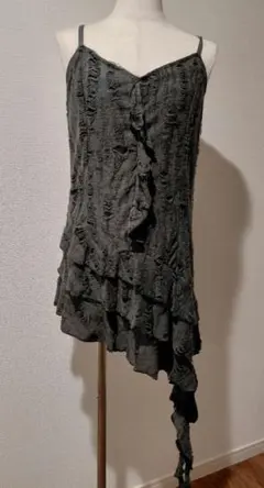 【新品タグ付】イレヘム ダメージ キャミワンピ　Mサイズ　 グランジ