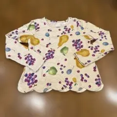 フルーツ柄 長袖カットソー