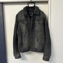 Diesel ボア襟付きデニムジャケット L