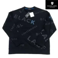 新品 ブラックレーベルクレストブリッジ スウェット トップス 長袖シャツ 黒