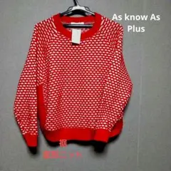 AS KNOW AS plus 　裾変形ニットのサムネイル