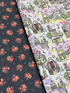 26ෆ˚*【2枚セット】Cath Kidston デニムラミネート生地