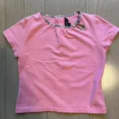 美品　BURBERRY バーバリー 半袖Tシャツ ピンク チェック柄 110Aのサムネイル