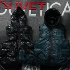 y2k DUVETICA ダウンベスト リバーシブル ブラックウォッチ グランジ