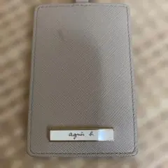 agnès b. パスケース・定期入れ ベージュ