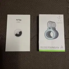 新品未使用　AirTag エアタグ 4個 、カバー4個